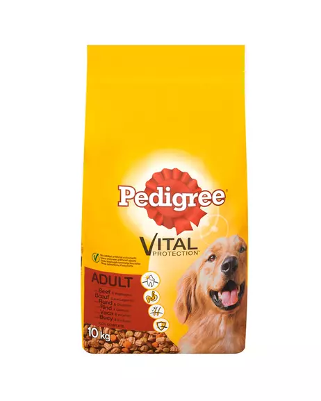 Kruipen Zijdelings Haast je Pedigree Vital Protection Droog Adult Mini Hondenvoer Rund 1,4kg
