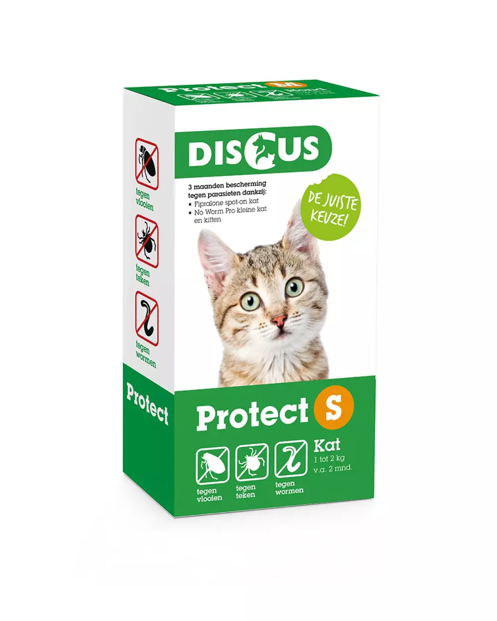 soort top mouw Discus Protect Box voor Hond en Kat - Discus