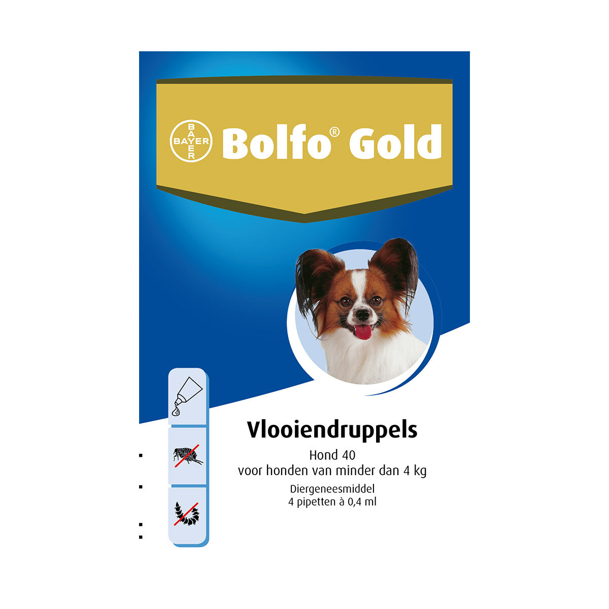 Bolfo Hond 40 Vlooiendruppels tot 4 kg 4