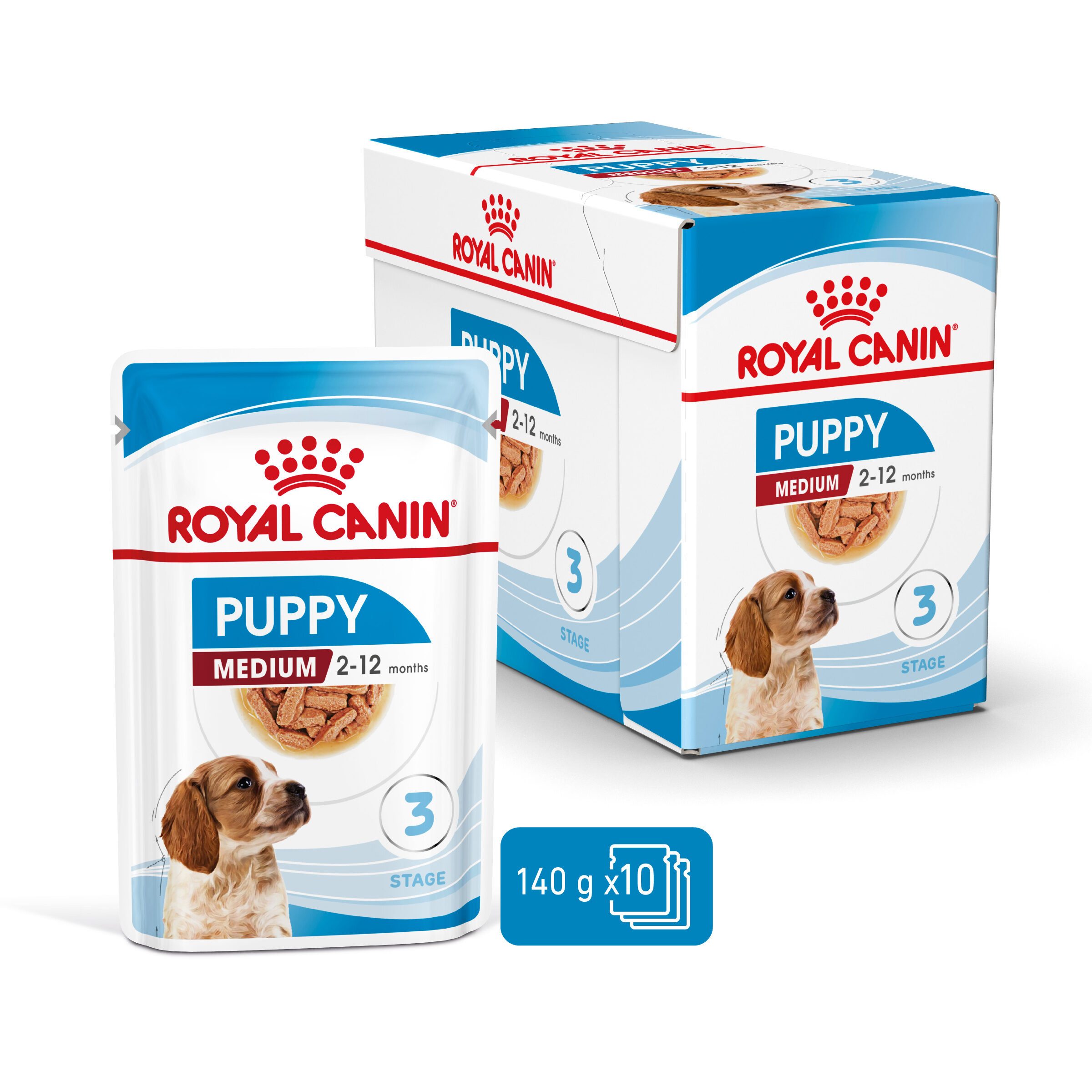 ROYAL CANINÂ® Medium Puppy Natvoer x 140 gr